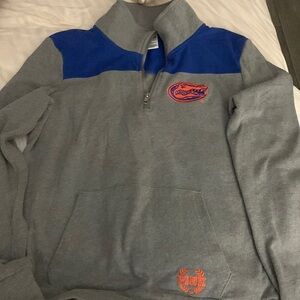 PINK gators 🐊 Quarter Zip Hoodie size small (PINK runs SLIGHTLY bigger)